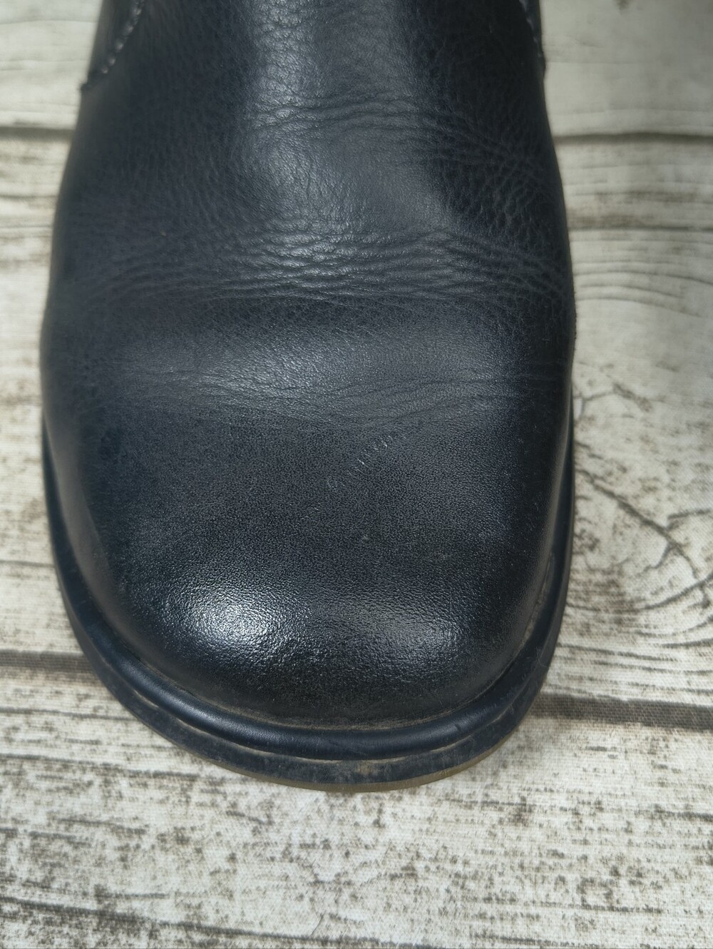 Dr Martens Lette Black Leather Slip On Chelsea Boots Women Size 9 - Picture 2 of 9